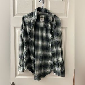 Plaid button up shirt